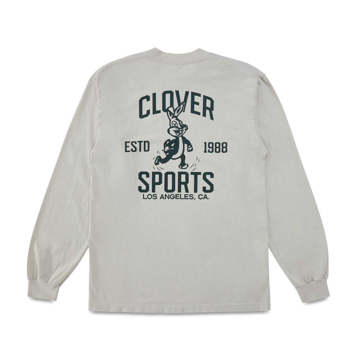 Clover Sports L/S Tee - Cement