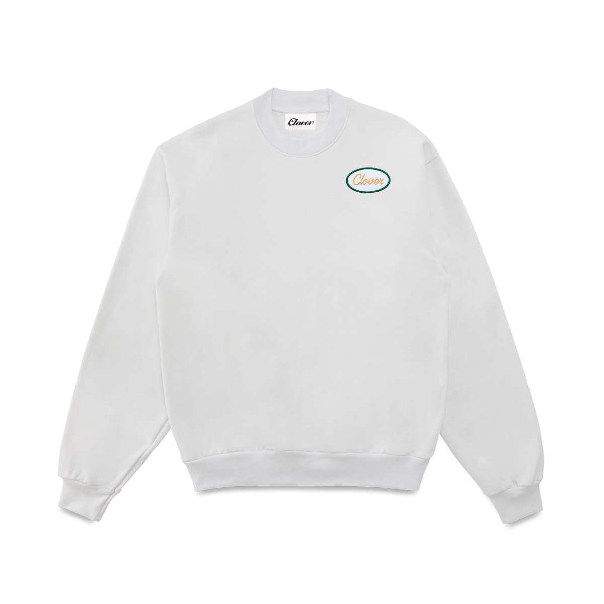 Clover Motors Sweater - White
