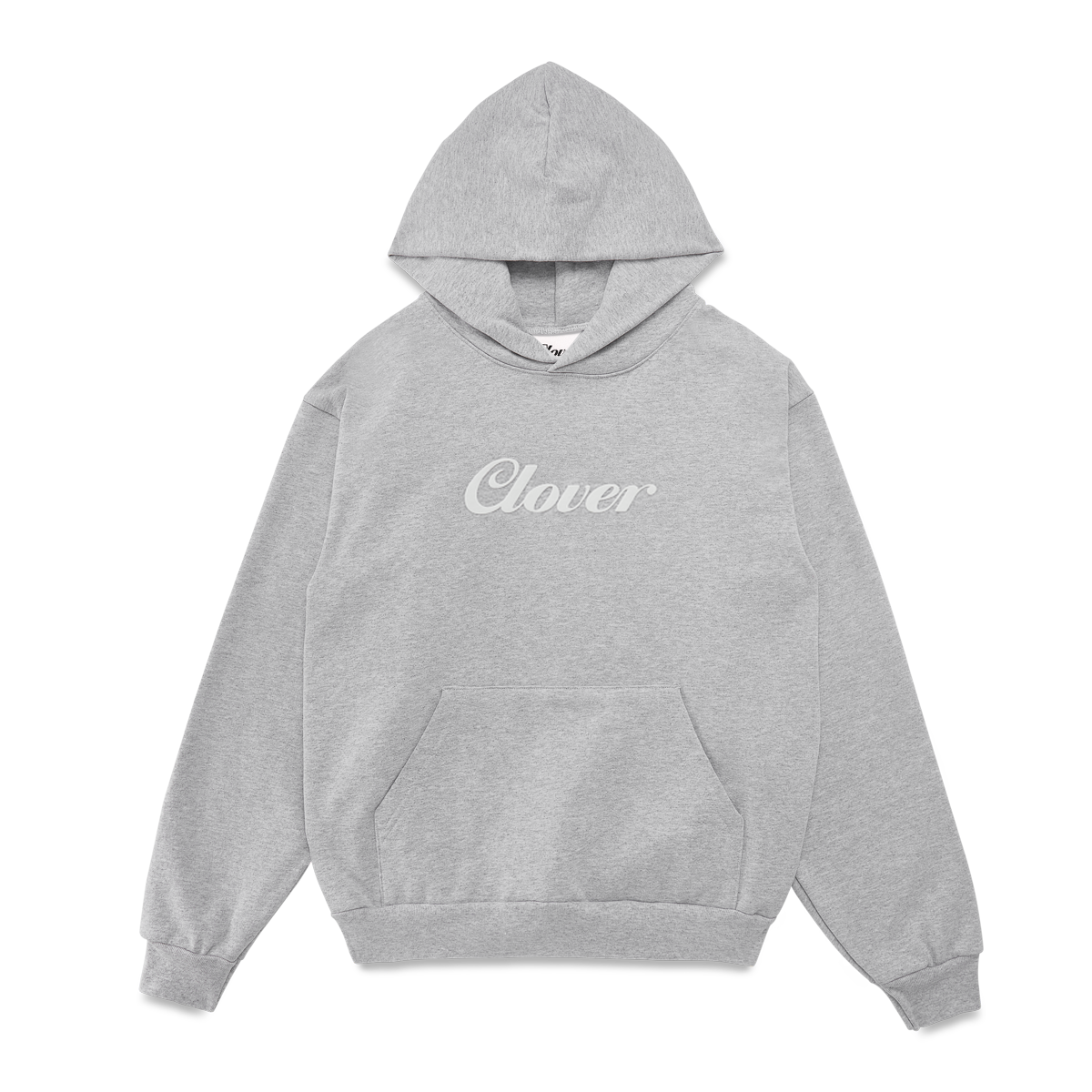 Puff Logo Hoodie - Ash