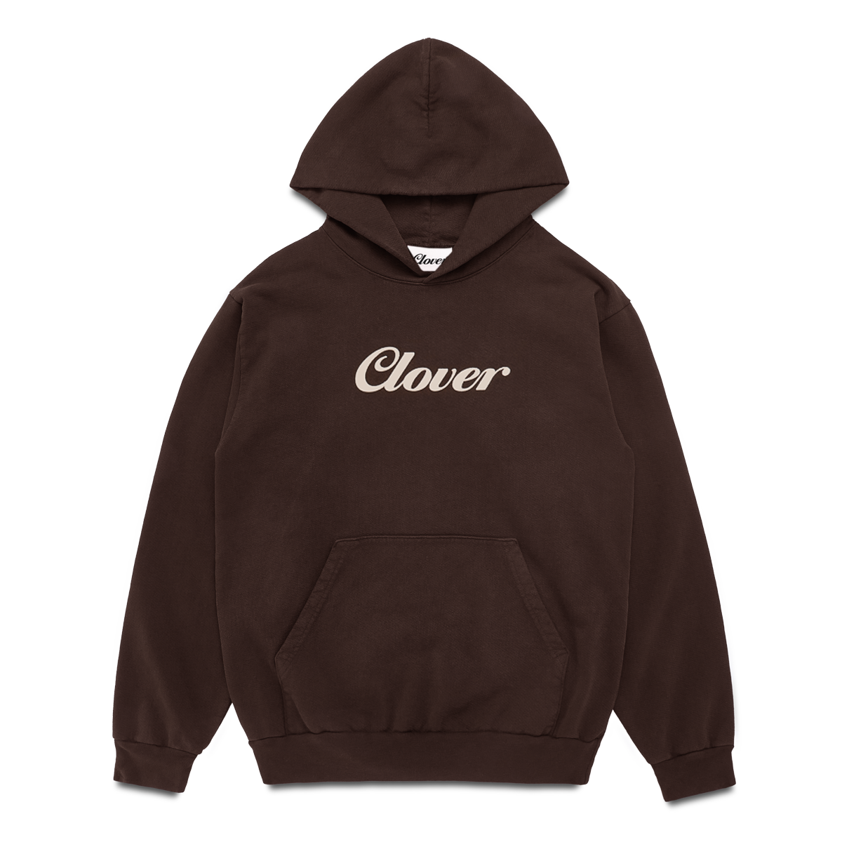 Puff Logo Hoodie - Chocolate