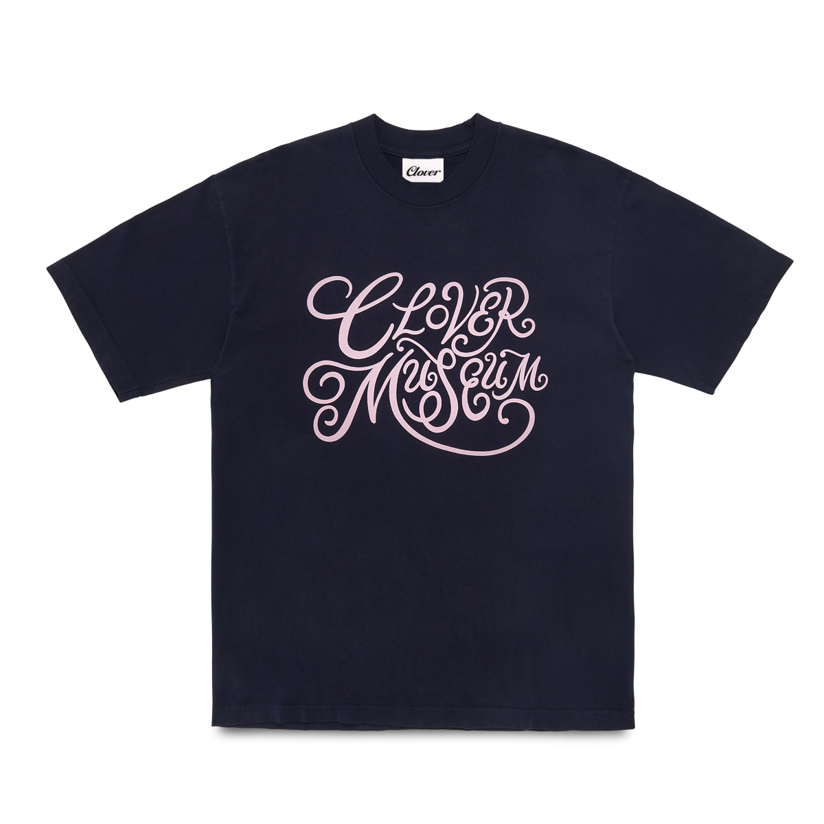 Wavy Logo Tee - Navy