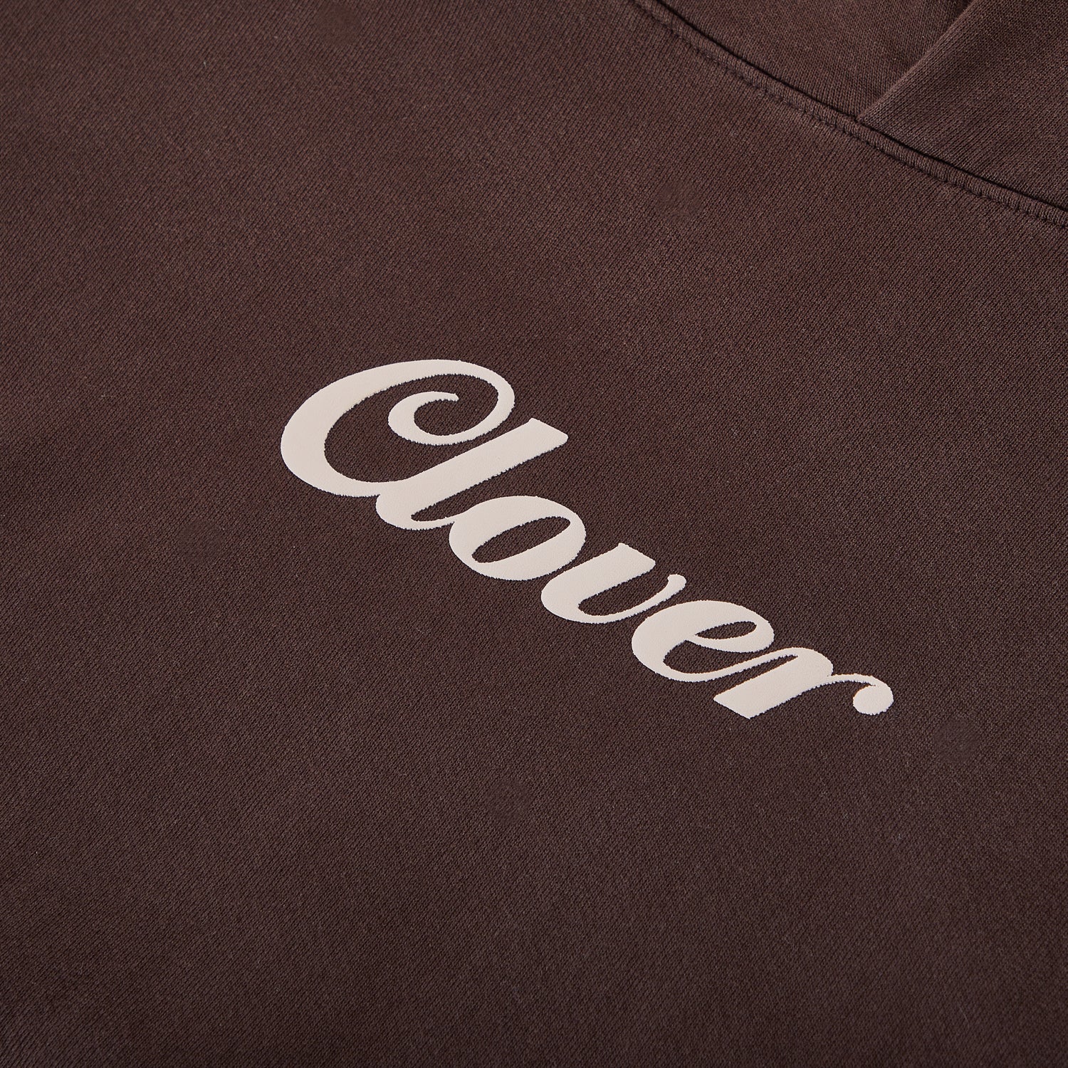 Puff Logo Hoodie - Chocolate